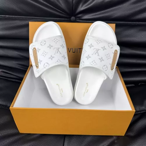 Cheap Louis Vuitton Slippers For Men #1330834 Replica Wholesale [$56.00 USD] [ITEM#1330834] on Replica Louis Vuitton Slippers