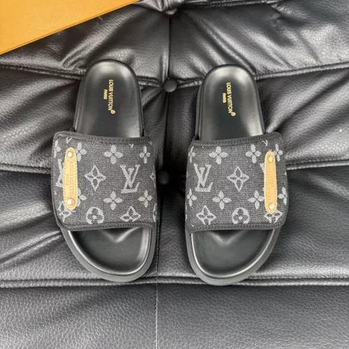 Cheap Louis Vuitton Slippers For Men #1330835 Replica Wholesale [$56.00 USD] [ITEM#1330835] on Replica Louis Vuitton Slippers
