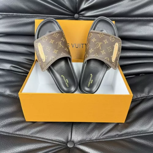 Cheap Louis Vuitton Slippers For Men #1330836 Replica Wholesale [$56.00 USD] [ITEM#1330836] on Replica Louis Vuitton Slippers
