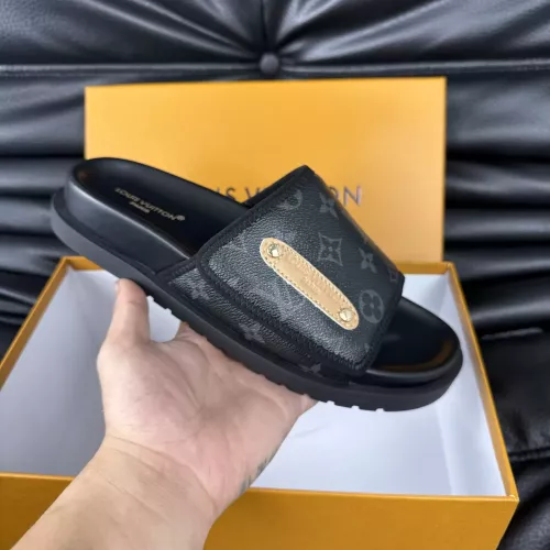 Cheap Louis Vuitton Slippers For Men #1330837 Replica Wholesale [$56.00 USD] [ITEM#1330837] on Replica Louis Vuitton Slippers