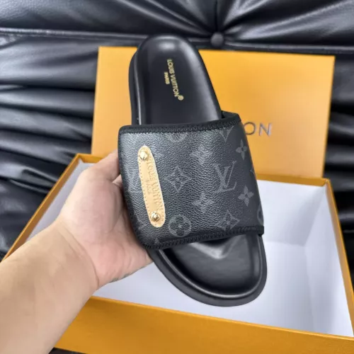 Cheap Louis Vuitton Slippers For Men #1330837 Replica Wholesale [$56.00 USD] [ITEM#1330837] on Replica Louis Vuitton Slippers