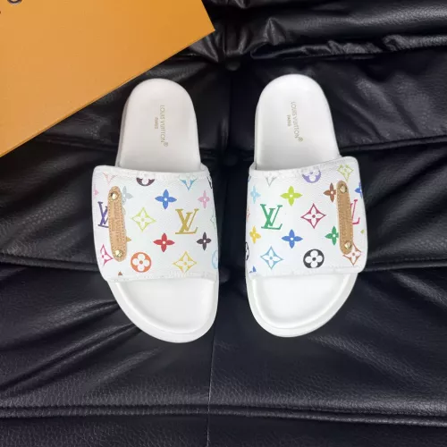 Cheap Louis Vuitton Slippers For Men #1330838 Replica Wholesale [$56.00 USD] [ITEM#1330838] on Replica Louis Vuitton Slippers