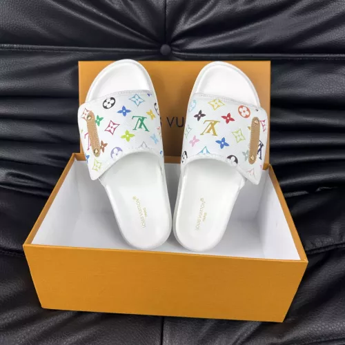 Cheap Louis Vuitton Slippers For Men #1330838 Replica Wholesale [$56.00 USD] [ITEM#1330838] on Replica Louis Vuitton Slippers