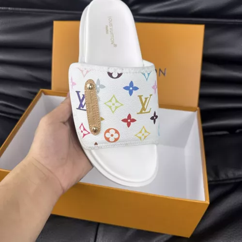 Cheap Louis Vuitton Slippers For Men #1330838 Replica Wholesale [$56.00 USD] [ITEM#1330838] on Replica Louis Vuitton Slippers