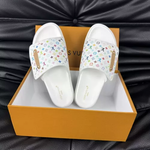 Cheap Louis Vuitton Slippers For Men #1330840 Replica Wholesale [$56.00 USD] [ITEM#1330840] on Replica Louis Vuitton Slippers