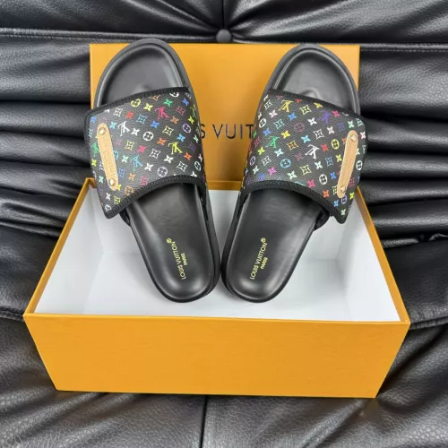 Cheap Louis Vuitton Slippers For Men #1330841 Replica Wholesale [$56.00 USD] [ITEM#1330841] on Replica Louis Vuitton Slippers