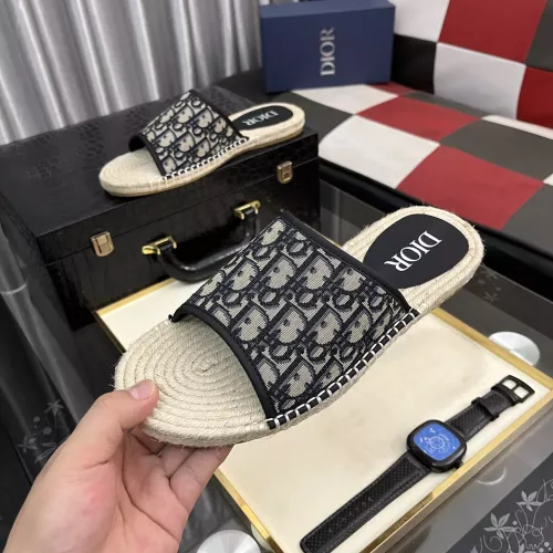 Cheap Christian Dior Slippers For Men #1330844 Replica Wholesale [$60.00 USD] [ITEM#1330844] on Replica Christian Dior Slippers