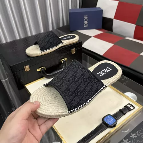 Cheap Christian Dior Slippers For Men #1330845 Replica Wholesale [$60.00 USD] [ITEM#1330845] on Replica Christian Dior Slippers