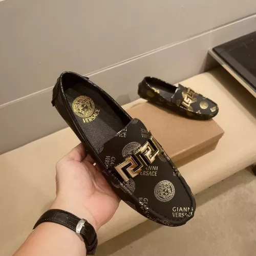 Cheap Versace Leather Shoes For Men #1330854 Replica Wholesale [$72.00 USD] [ITEM#1330854] on Replica Versace Leather Shoes