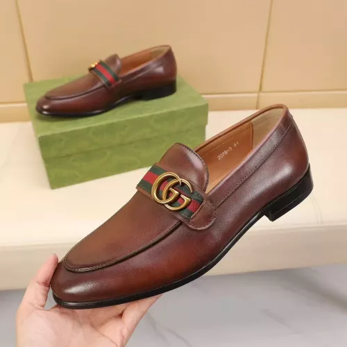 Cheap Gucci Oxfords Shoes For Men #1330888 Replica Wholesale [$85.00 USD] [ITEM#1330888] on Replica Gucci Oxfords Shoes