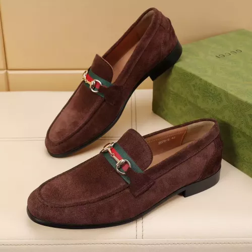 Cheap Gucci Oxfords Shoes For Men #1330895 Replica Wholesale [$85.00 USD] [ITEM#1330895] on Replica Gucci Oxfords Shoes