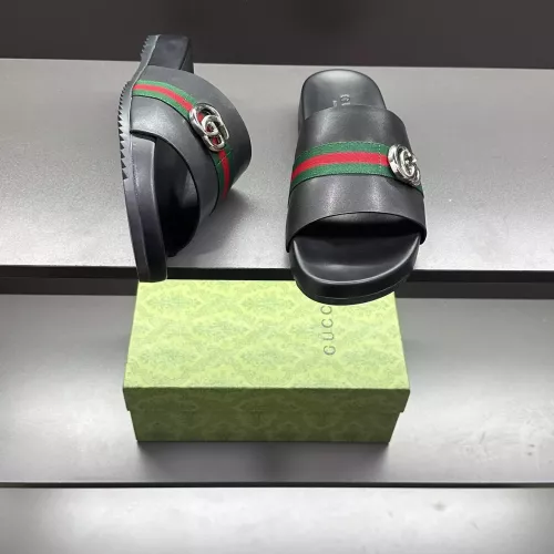 Cheap Gucci Slippers For Men #1330902 Replica Wholesale [$56.00 USD] [ITEM#1330902] on Replica Gucci Slippers