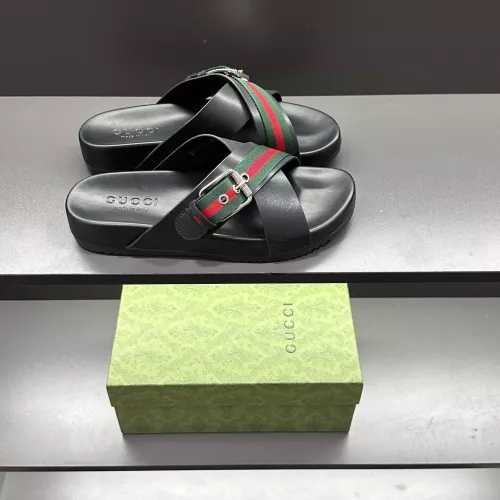 Cheap Gucci Slippers For Men #1330904 Replica Wholesale [$56.00 USD] [ITEM#1330904] on Replica Gucci Slippers
