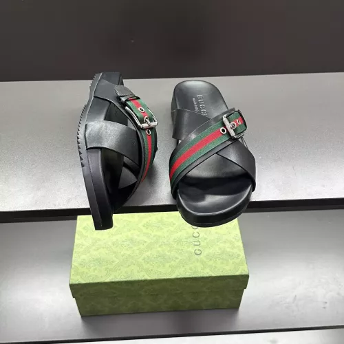 Cheap Gucci Slippers For Men #1330904 Replica Wholesale [$56.00 USD] [ITEM#1330904] on Replica Gucci Slippers