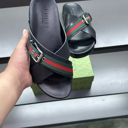 Cheap Gucci Slippers For Men #1330904 Replica Wholesale [$56.00 USD] [ITEM#1330904] on Replica Gucci Slippers