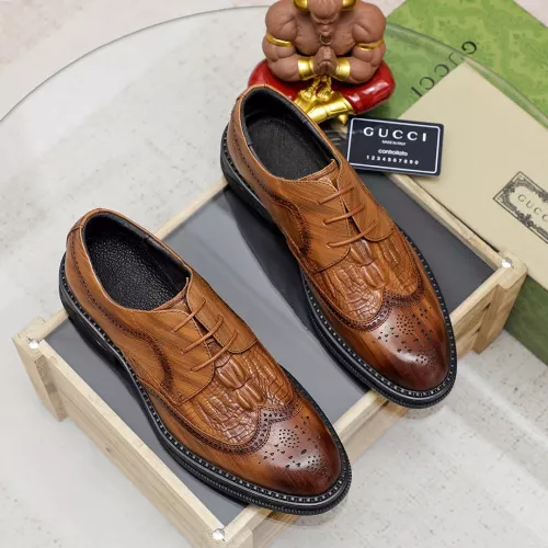 Cheap Gucci Oxfords Shoes For Men #1330930 Replica Wholesale [$85.00 USD] [ITEM#1330930] on Replica Gucci Oxfords Shoes