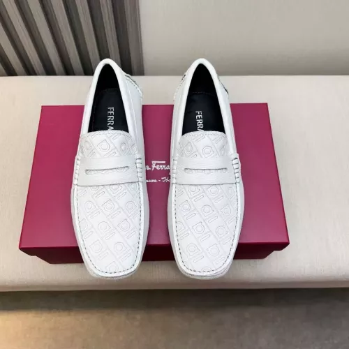 Cheap Salvatore Ferragamo Leather Shoes For Men #1330933 Replica Wholesale [$100.00 USD] [ITEM#1330933] on Replica Salvatore Ferragamo Leather Shoes