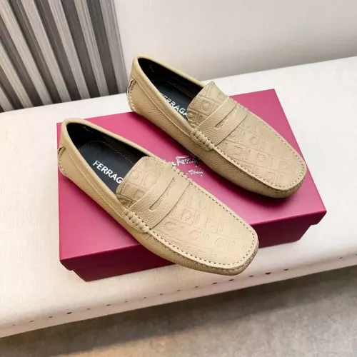 Cheap Salvatore Ferragamo Leather Shoes For Men #1330934 Replica Wholesale [$100.00 USD] [ITEM#1330934] on Replica Salvatore Ferragamo Leather Shoes