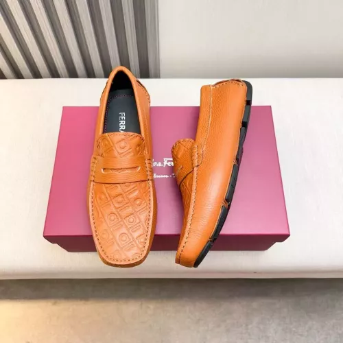 Salvatore Ferragamo Leather Shoes For Men #1330935