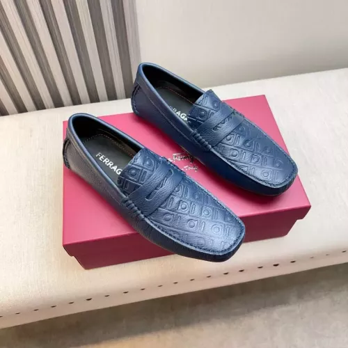 Cheap Salvatore Ferragamo Leather Shoes For Men #1330936 Replica Wholesale [$100.00 USD] [ITEM#1330936] on Replica Salvatore Ferragamo Leather Shoes