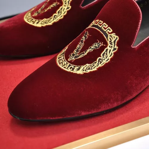Cheap Versace Leather Shoes For Men #1331027 Replica Wholesale [$85.00 USD] [ITEM#1331027] on Replica Versace Leather Shoes