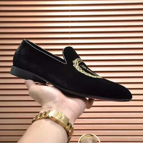 Cheap Versace Leather Shoes For Men #1331028 Replica Wholesale [$85.00 USD] [ITEM#1331028] on Replica Versace Leather Shoes