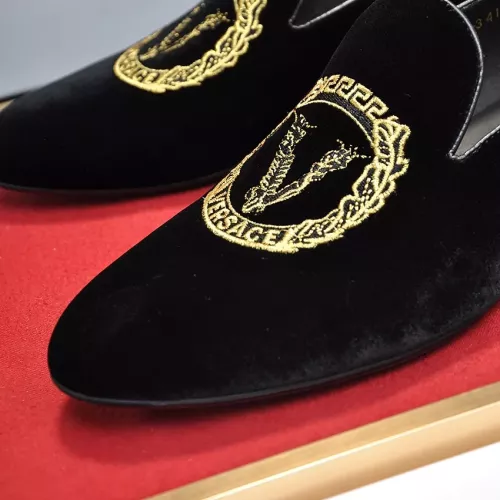 Cheap Versace Leather Shoes For Men #1331028 Replica Wholesale [$85.00 USD] [ITEM#1331028] on Replica Versace Leather Shoes