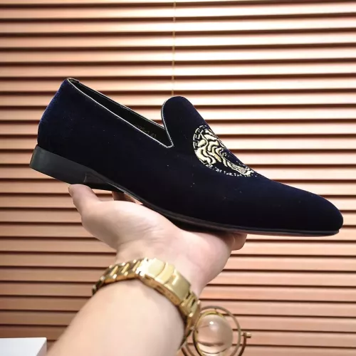 Cheap Versace Leather Shoes For Men #1331030 Replica Wholesale [$85.00 USD] [ITEM#1331030] on Replica Versace Leather Shoes