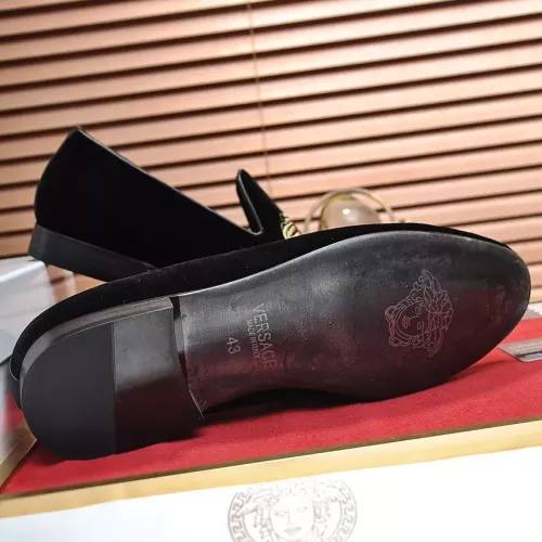 Cheap Versace Leather Shoes For Men #1331031 Replica Wholesale [$85.00 USD] [ITEM#1331031] on Replica Versace Leather Shoes