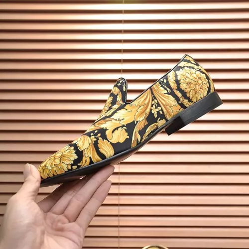 Cheap Versace Leather Shoes For Men #1331033 Replica Wholesale [$85.00 USD] [ITEM#1331033] on Replica Versace Leather Shoes