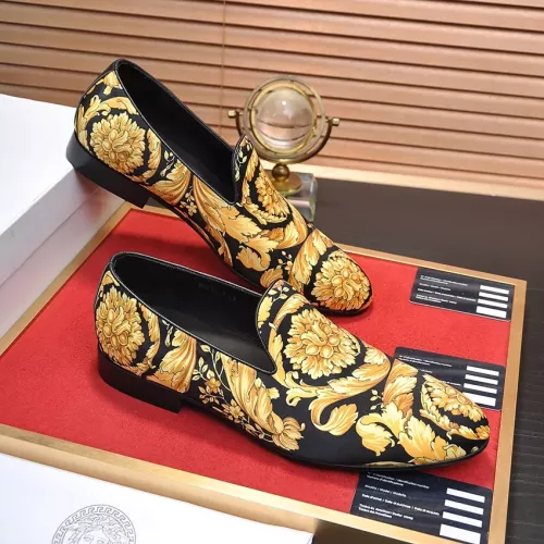 Cheap Versace Leather Shoes For Men #1331033 Replica Wholesale [$85.00 USD] [ITEM#1331033] on Replica Versace Leather Shoes