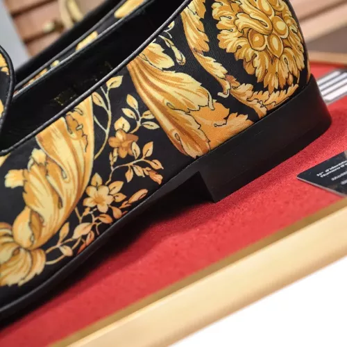 Cheap Versace Leather Shoes For Men #1331033 Replica Wholesale [$85.00 USD] [ITEM#1331033] on Replica Versace Leather Shoes