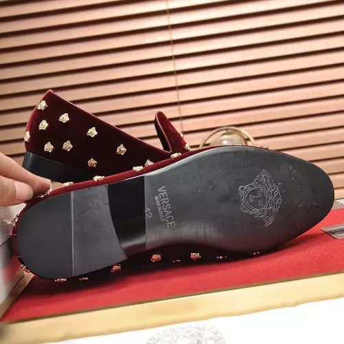 Cheap Versace Leather Shoes For Men #1331034 Replica Wholesale [$88.00 USD] [ITEM#1331034] on Replica Versace Leather Shoes