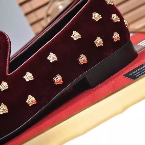 Cheap Versace Leather Shoes For Men #1331034 Replica Wholesale [$88.00 USD] [ITEM#1331034] on Replica Versace Leather Shoes