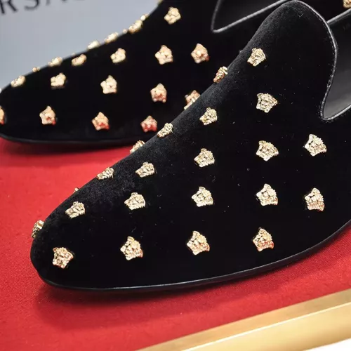 Cheap Versace Leather Shoes For Men #1331035 Replica Wholesale [$88.00 USD] [ITEM#1331035] on Replica Versace Leather Shoes