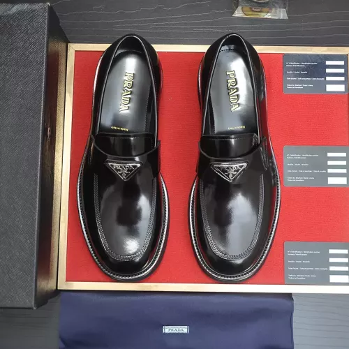 Cheap Prada Leather Shoes For Men #1331042 Replica Wholesale [$140.00 USD] [ITEM#1331042] on Replica Prada Leather Shoes