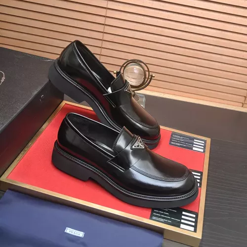 Cheap Prada Leather Shoes For Men #1331042 Replica Wholesale [$140.00 USD] [ITEM#1331042] on Replica Prada Leather Shoes