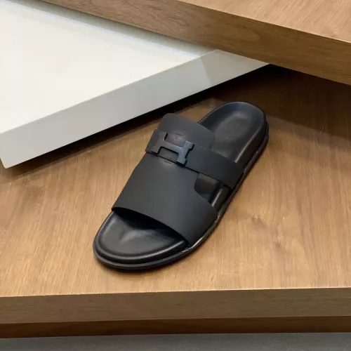 Cheap Hermes Slippers For Men #1331101 Replica Wholesale [$82.00 USD] [ITEM#1331101] on Replica Hermes Slippers
