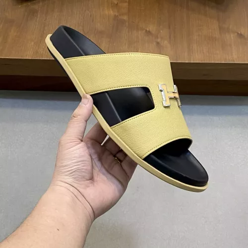 Cheap Hermes Slippers For Men #1331112 Replica Wholesale [$82.00 USD] [ITEM#1331112] on Replica Hermes Slippers