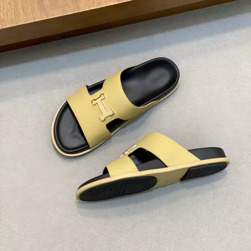 Cheap Hermes Slippers For Men #1331112 Replica Wholesale [$82.00 USD] [ITEM#1331112] on Replica Hermes Slippers