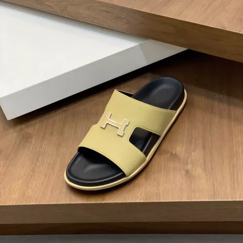 Cheap Hermes Slippers For Men #1331112 Replica Wholesale [$82.00 USD] [ITEM#1331112] on Replica Hermes Slippers