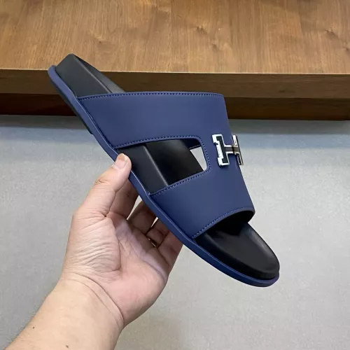 Cheap Hermes Slippers For Men #1331125 Replica Wholesale [$82.00 USD] [ITEM#1331125] on Replica Hermes Slippers