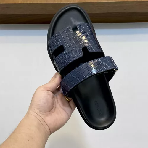 Cheap Hermes Slippers For Men #1331129 Replica Wholesale [$82.00 USD] [ITEM#1331129] on Replica Hermes Slippers