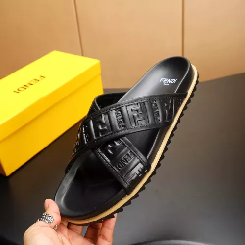 Cheap Fendi Slippers For Men #1331168 Replica Wholesale [$68.00 USD] [ITEM#1331168] on Replica Fendi Slippers