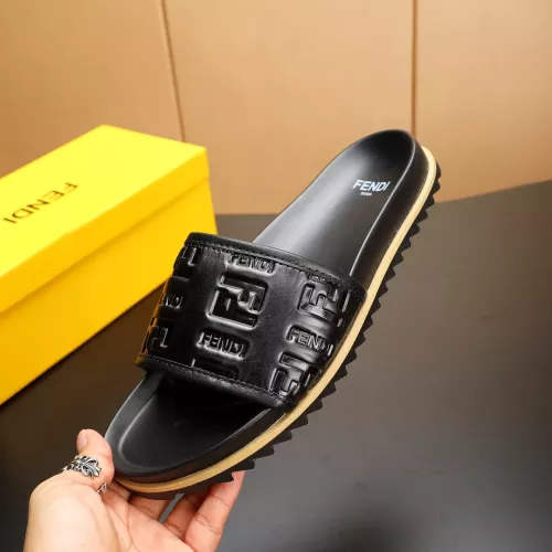 Cheap Fendi Slippers For Men #1331169 Replica Wholesale [$68.00 USD] [ITEM#1331169] on Replica Fendi Slippers
