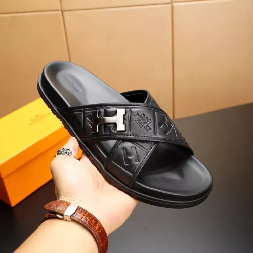 Cheap Hermes Slippers For Men #1331172 Replica Wholesale [$68.00 USD] [ITEM#1331172] on Replica Hermes Slippers