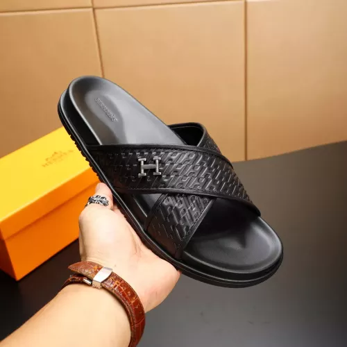 Cheap Hermes Slippers For Men #1331175 Replica Wholesale [$68.00 USD] [ITEM#1331175] on Replica Hermes Slippers