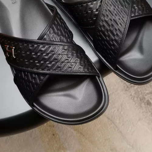Cheap Hermes Slippers For Men #1331175 Replica Wholesale [$68.00 USD] [ITEM#1331175] on Replica Hermes Slippers