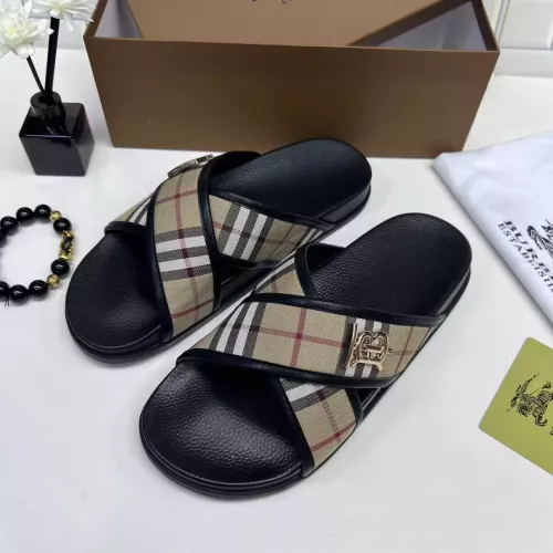 Cheap Burberry Slippers For Men #1331201 Replica Wholesale [$68.00 USD] [ITEM#1331201] on Replica Burberry Slippers