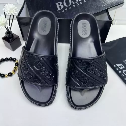 Cheap Boss Slippers For Men #1331205 Replica Wholesale [$68.00 USD] [ITEM#1331205] on Replica Boss Slippers
